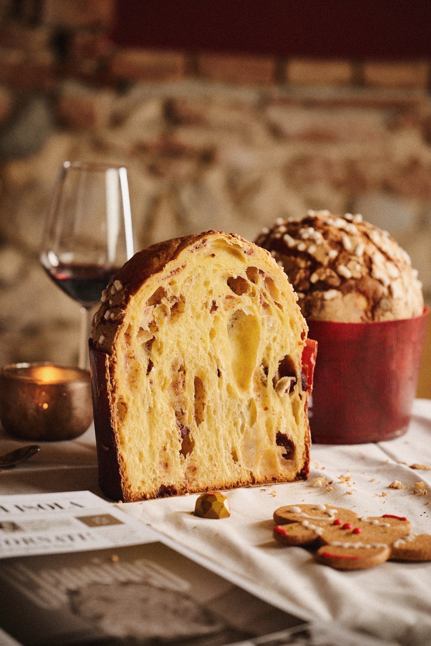 Panettone Fragole di Bosco e Cioccolato Ruby