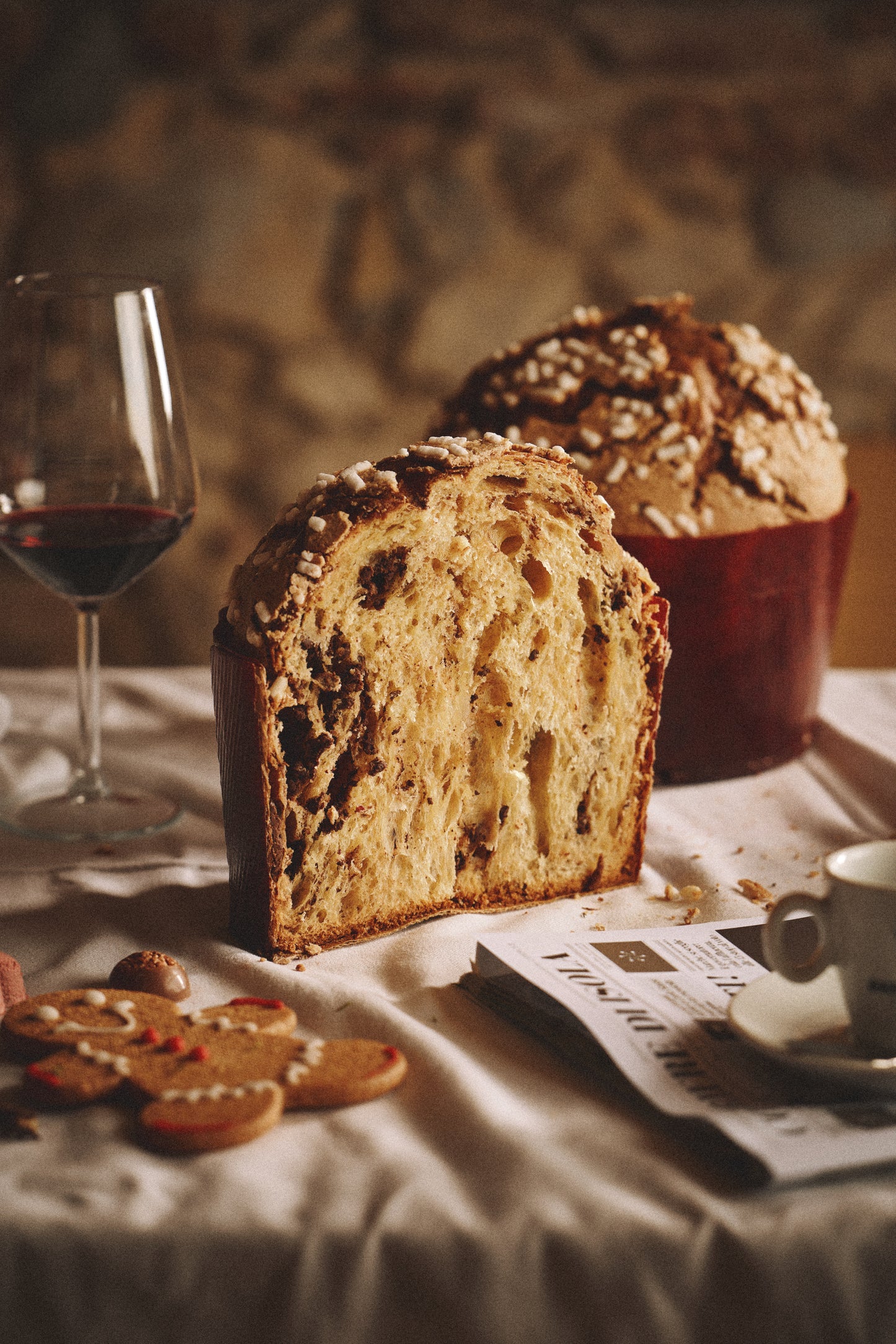 Panettone alla Gianduia
