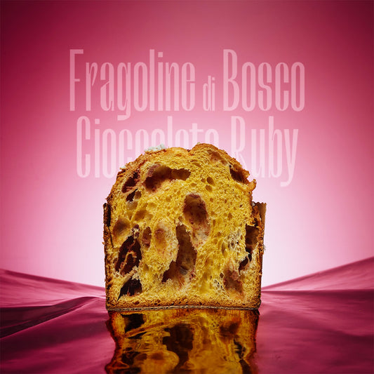 Panettone Fragole di Bosco e Cioccolato Ruby