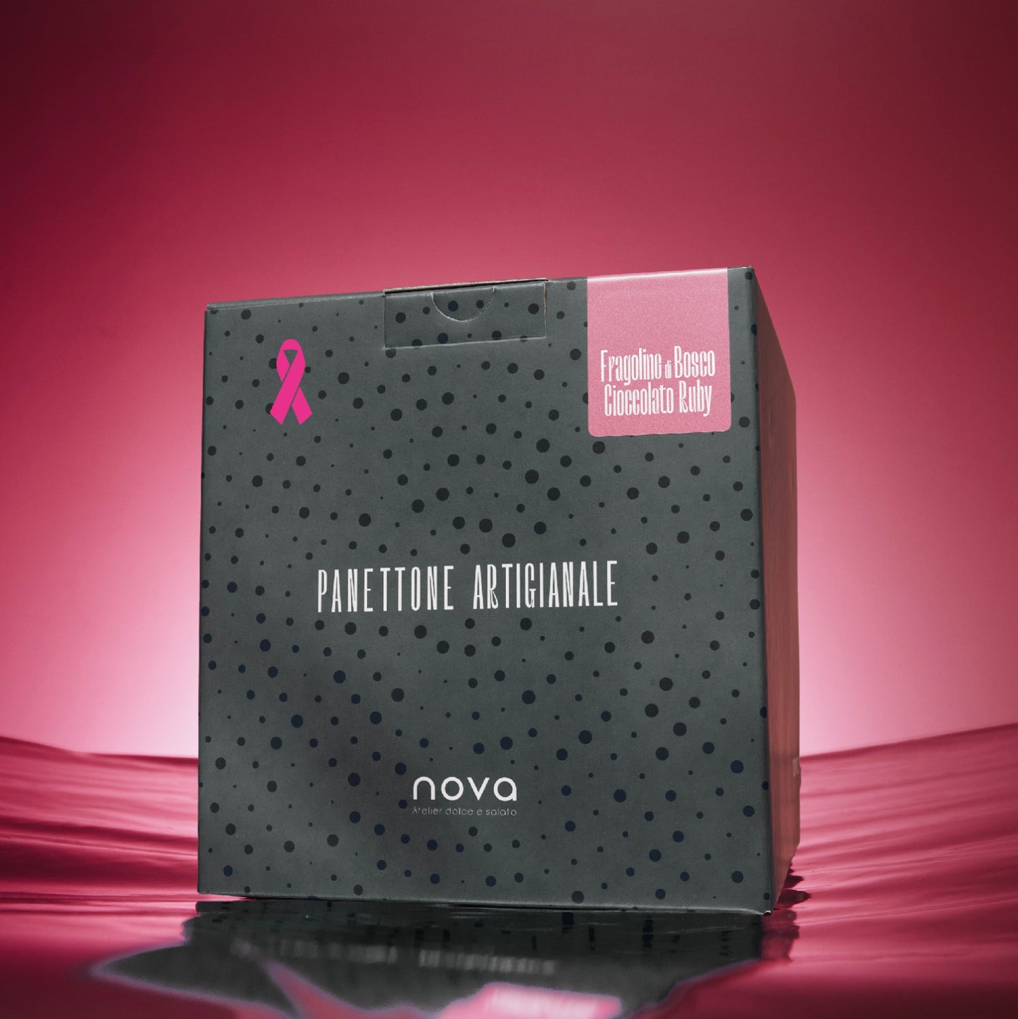 Panettone Fragole di Bosco e Cioccolato Ruby