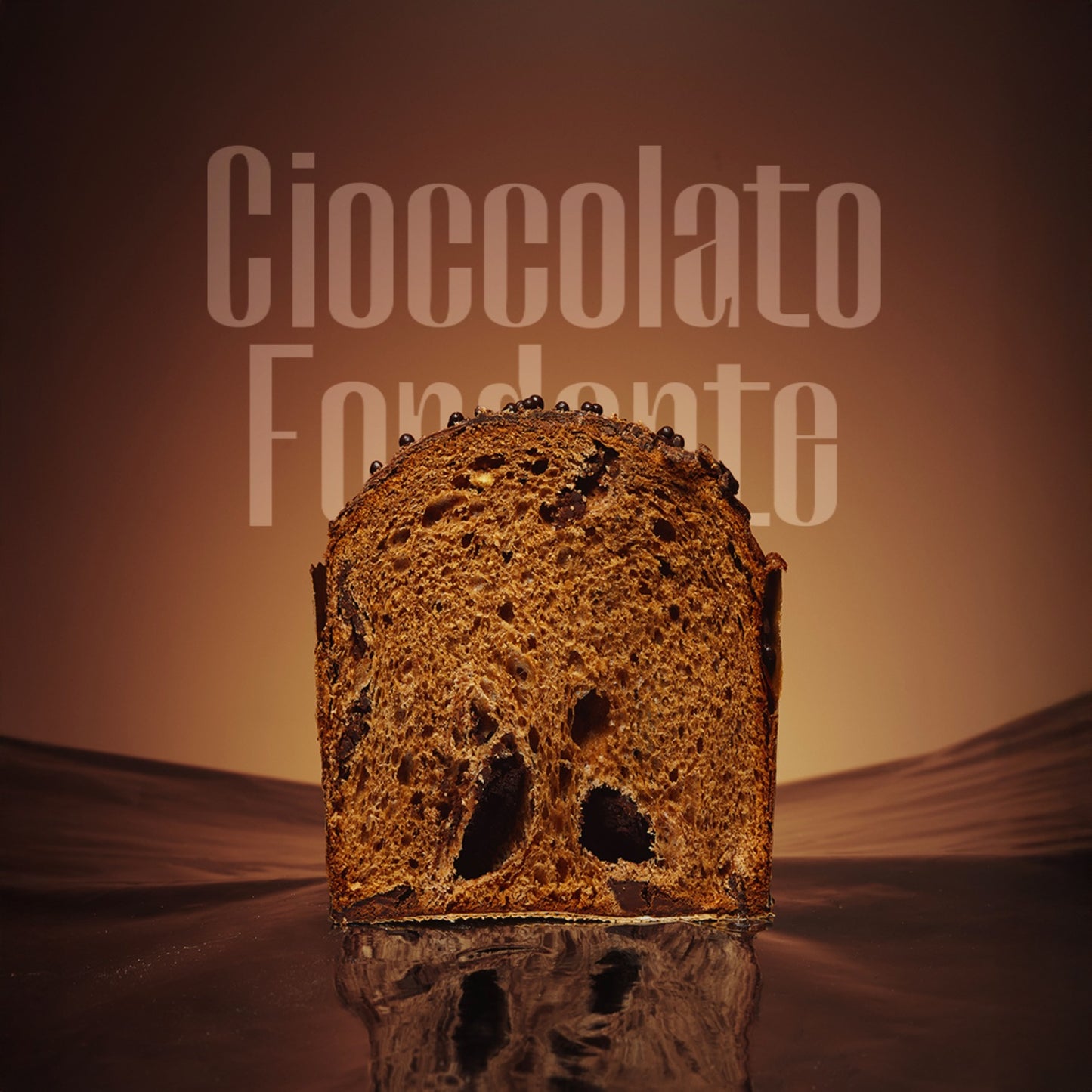 Panettone Dark con Cioccolato Fondente della Costa d'Avorio